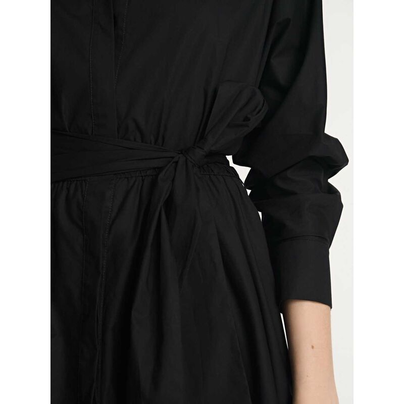 Veronika Maine Cotton Tie Belt Shirtdress image number 6